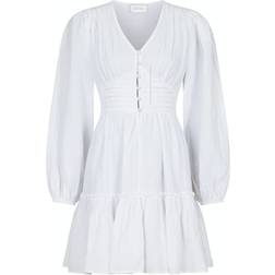 Neo Noir Rihana Linen Dress - White