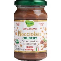 Rigoni di Asiago Nocciolata Crunchy Crushed Hazelnut Cocoa Spread 8.8oz