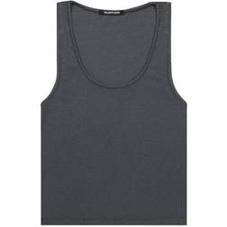 TALENTLESS Crop Modal Tank - Steel Grey