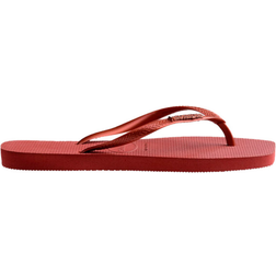 Havaianas Square Logo Metallic - Mahogany