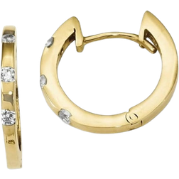 Primal Gold Hoop Earrings - Gold/Transparent