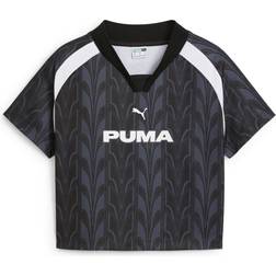Puma Football Jersey Baby Tee Women - Black