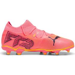 Puma Kid's Future 7 Match FG/AG Football Boots - Sunset Glow/Black/Sun Stream