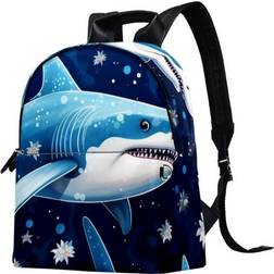 WdqLoop Shark Smart Backpack - Blue