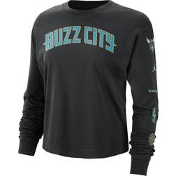 Nike Charlotte Hornets 2023/24 City Edition Jordan NBA Max90 Long-Sleeve T-Shirt Men's