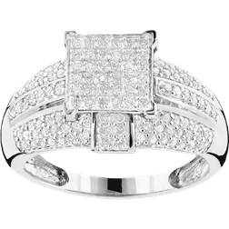 ItsHot Engagement Ring - White Gold/Diamonds