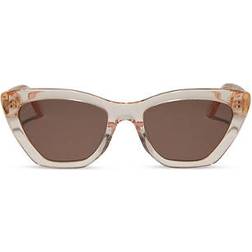 DIFF Camila Sunglasses Brown/Transparent