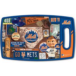 YouTheFan MLB New York Mets Retro Chopping Board 14.5"