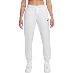 Nike Women's Sportswear Club Fleece Mid Rise Joggers - Birch Heather/Black