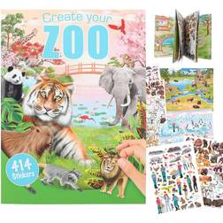 Depesche Create your Zoo Colouring Book