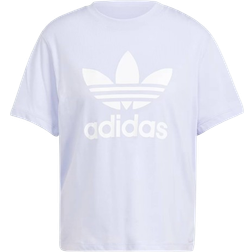 Adidas Women's Adicolor Trefoil Boxy Tee - Violet Tone