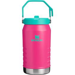 Stanley IceFlow with Flip Straw Heat Wave Collection Passion Pink Water Bottle 64fl oz