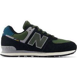 New Balance Big Kid's 574 - Black/Kombu