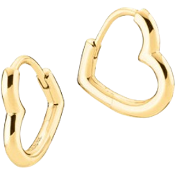 Sistie Heartie Earrings - Gold