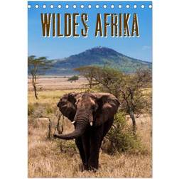 Calvendo Wild Africa A5 Portrait Desk Calendar 2025