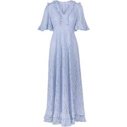 Love Lolita Catalina Maxi Dress - Light Blue Lace