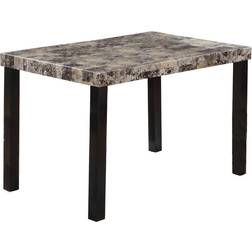 Best Master Furniture Henley Brown Dining Table 30x48"