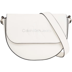 Calvin Klein Jeans Sculpted Saddle Bag - White