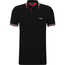 Hugo Boss Men's Branded Slim-Fit Polo Shirt - Black