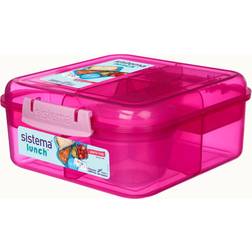 Sistema Bento Cube with Yogurt Pot Brotdose 1.25L