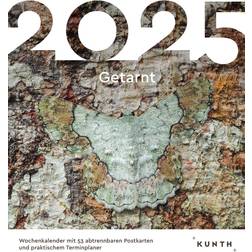 Kunth 2025 Camouflaged Postcard Calendar