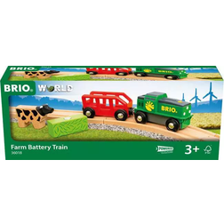 BRIO World Farm Battery Train 36018