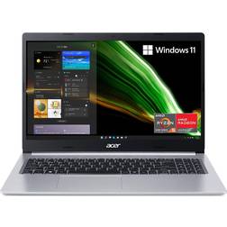 Acer Aspire-A515-45-R74Z Laptop 15.6" 1920 x 1080 LED-backlit AMD Ryzen 5 5500U 6-Core 8GB DDR4 256GB SSD Wi-Fi 6 Windows 11 Home Bluetooth 5 Backlit Keyboard 720p HD Camera