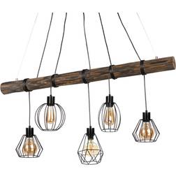 Envostar Various 5 lights Black/Dark Wood Pendellampe 35cm