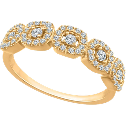Macy's Halo Cluster Ring - Gold/Diamonds