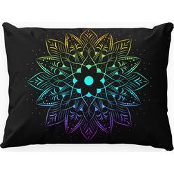 Indusia Design Mandala Rainbow Putetrekk Svart, Multifarget (100x70cm)