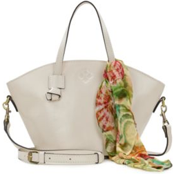 Patricia Nash Corallina Tote Crossbody with Scarf - Latte