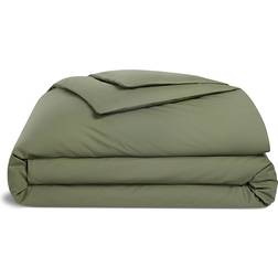 Brooklinen Classic Percale Duvet Cover Green