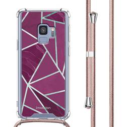 iMoshion Bordeaux Graphic Design Case with Strap for Galaxy S9