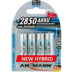 Ansmann Low Discharge Rechargeable Batteries AA 4-pack