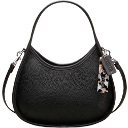 Coach Ergo Bag With Crossbody Strap In Pebbled Topia Leather - Black