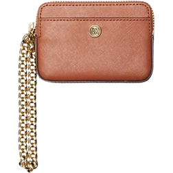 Michael Kors Medium Saffiano Leather Chain Card Case - Brown