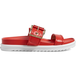 Michael Kors Colby Leather Slide - Spiced Coral