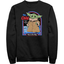 Hot Topic Star Wars The Mandalorian Grogu Unexpected Bounty Sweatshirt - Black