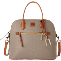 Dooney & Bourke Pebble Grain Large Domed Satchel - Taupe