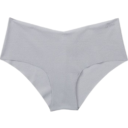 PINK No Show Cheeky Panty - Grey Oasis