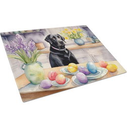 Caroline's Treasures Decorating Easter Black Labrador Retriever Chopping Board 15"