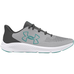 Under Armour Charged Pursuit 3 Big Logo M - Mod Gray/Castlerock/Radial Turquoise