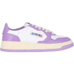 Autry Medalist M - Purple Leather/White