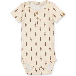 Lil'Atelier Gio Short Sleeved Body - Turtledove (13239685)