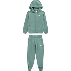 Nike Kid's Sportswear Club Flc FC Tracksuit - Bicoastal/White