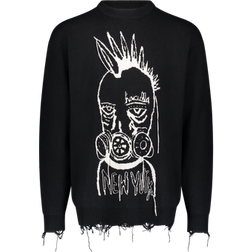 Haculla Gas Mask Sweater - Black