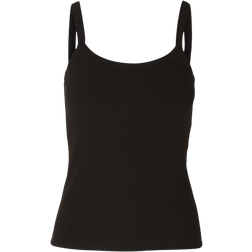 Selected Femme Celica Anna Strap Tank Top - Black