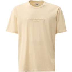 CP COMPANY 1020 Jersey Logo T-shirt - Pistachio Shell/Beige