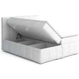 Fun furniture VINCENZA White Boxspringbett 180x200cm