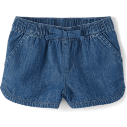 The Children's Place Girl's Chambray Pull On Shorts - Poppie Wash